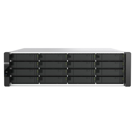 QNAP ES1686dc R2 NAS Rack (3 U) Intel® Xeon® D D-2123IT 32 Go DDR4 0 To QNAP QES Noir, Gris