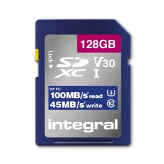 Integral INSDX128G-100V30 mémoire flash 128 Go SD UHS-I