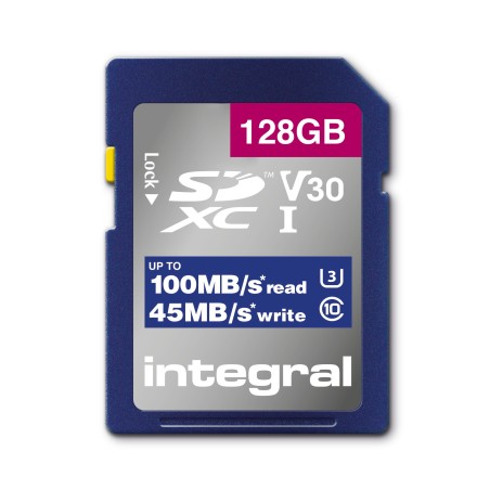 Integral INSDX128G-100V30 mémoire flash 128 Go SD UHS-I