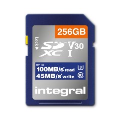 Integral INSDX256G-100V30 mémoire flash 256 Go SD UHS-I