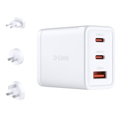 D-Link DCP-651 chargeur d'appareils mobiles Universel Blanc Secteur Charge rapide Intérieure