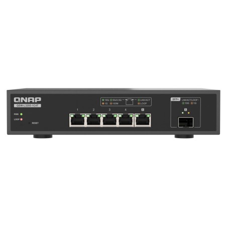 QNAP QSW-L3205-1C4T 4 Géré 10G Ethernet (100 1000 10000) Bureau Noir