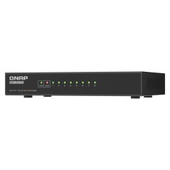 QNAP QSW-1108-8T-R2 commutateur réseau Non-géré 2.5G Ethernet (100 1000 2500) Bureau Noir