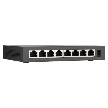 QNAP QSW-1108-8T-R2 commutateur réseau Non-géré 2.5G Ethernet (100/1000/2500) Bureau Noir