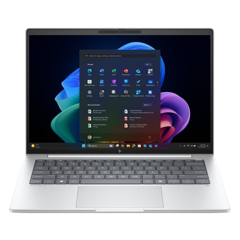 HP EliteBook 8 G1a Next Gen AI PC Wolf Pro Security Edition Copilot+ PC AMD Ryzen AI 7 350 Ordinateur portable 35,6 cm (14")