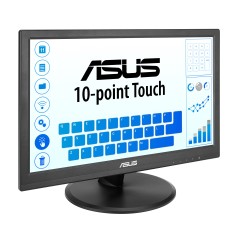 ASUS Touch VT169HE écran plat de PC 39,6 cm (15.6") 1920 x 1080 pixels Full HD LED Écran tactile Dessus de table Noir