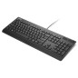 Lenovo Smartcard Wired keyboard II clavier Bureau USB Allemand Noir