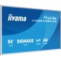 iiyama LH5581UHSG-1AG Écran d'affichage dynamique Écran plat de signalisation numérique 138,7 cm (54.6") Wifi 500 cd/m² 4K iiyama LH5581UHSG-1AG Écran d'affichage dynamique Écran plat de signalisation numérique 138,7 cm (54.6") Wifi 500 cd/m² 4K