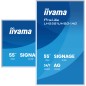 iiyama LH5581UHSG-1AG Écran d'affichage dynamique Écran plat de signalisation numérique 138,7 cm (54.6") Wifi 500 cd/m² 4K iiyama LH5581UHSG-1AG Écran d'affichage dynamique Écran plat de signalisation numérique 138,7 cm (54.6") Wifi 500 cd/m² 4K