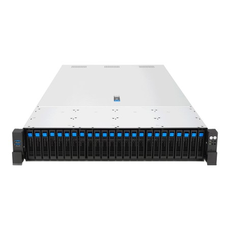 ASUS RS720-E12-RS24G Rack (2 U) Noir, Argent