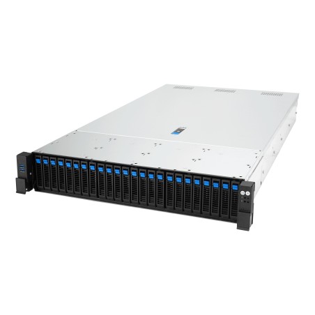 ASUS RS720-E12-RS24G Rack (2 U) Noir, Argent