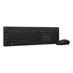Lenovo 4X31R64325 clavier Souris incluse Bureau RF sans fil + Bluetooth Français Noir