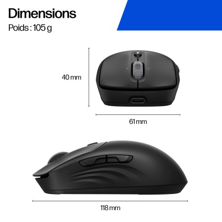 HP Souris sans fil rechargeable 705