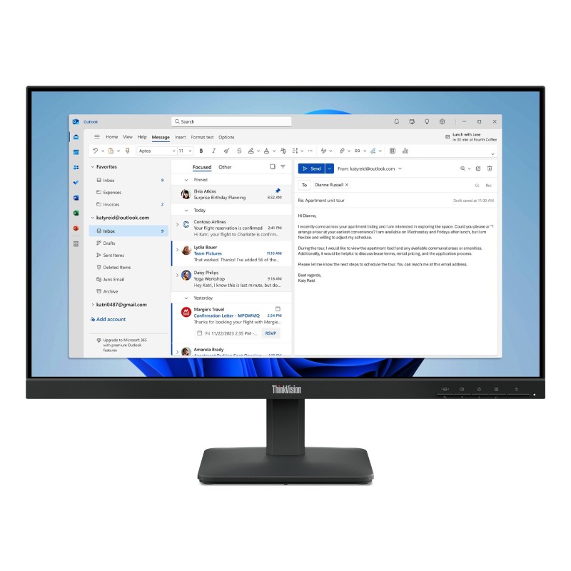 Lenovo ThinkVision S24-4e Moniteur Lenovo ThinkVision S24-4e Moniteur