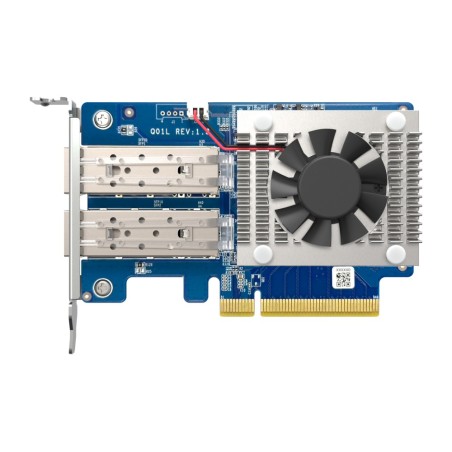 QNAP Carte d'extension réseau double port SFP+ 10 GbE