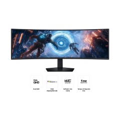 Samsung S49FG912EU écran plat de PC 124,5 cm (49") 5120 x 1440 pixels Dual QHD LCD Noir