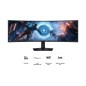 Samsung S49FG912EU écran plat de PC 124,5 cm (49") 5120 x 1440 pixels Dual QHD LCD Noir Samsung S49FG912EU écran plat de PC 124,5 cm (49") 5120 x 1440 pixels Dual QHD LCD Noir