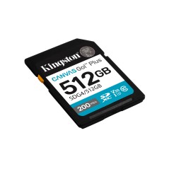 Kingston Technology Canvas Go! Plus 512 Go SDXC Canvas Go Plus Gen4 200 Mo/s C10 UHS-I U3 V30