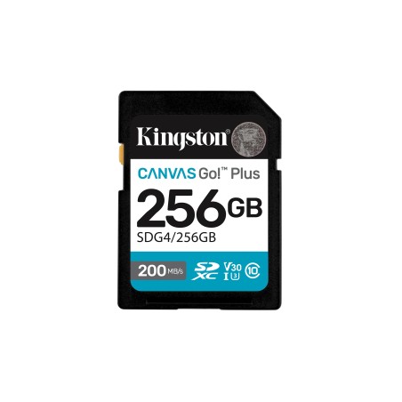 Kingston Technology Canvas Go! Plus 256 Go SDXC Canvas Go Plus Gen4 200 Mo s C10 UHS-I U3 V30