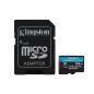 Kingston Technology Carte microSDXC Canvas Go Plus Gen4 200 Mo/s A2 U3 V30 64 Go + adaptateur