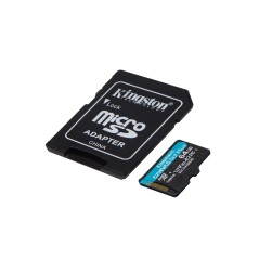 Kingston Technology Carte microSDXC Canvas Go Plus Gen4 200 Mo s A2 U3 V30 64 Go + adaptateur