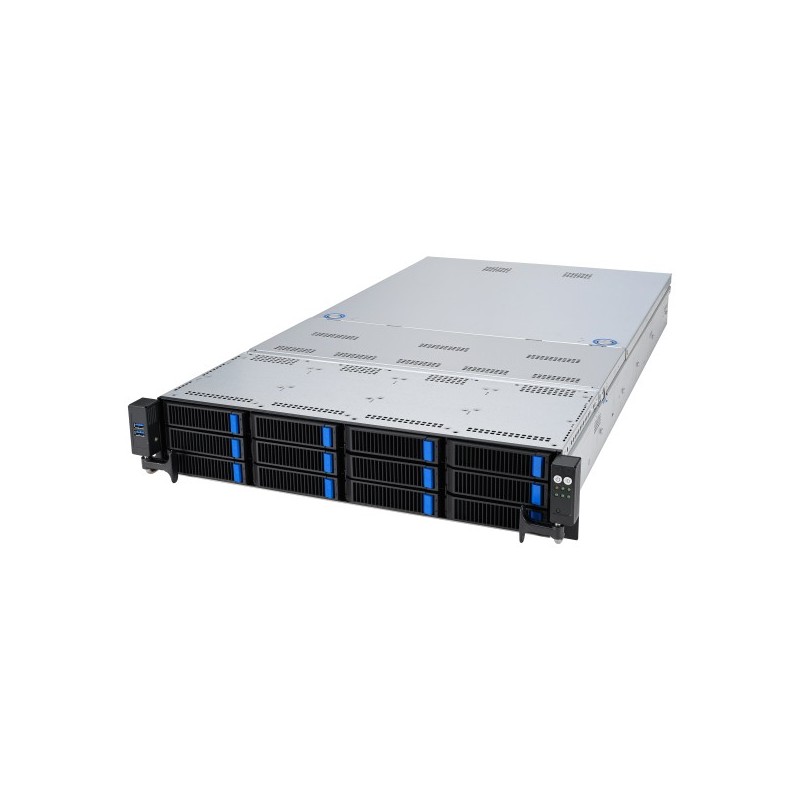 ASUS RS720-E11-RS12U Intel C741 Rack (2 U) Noir, Acier ASUS RS720-E11-RS12U Intel C741 Rack (2 U) Noir, Acier