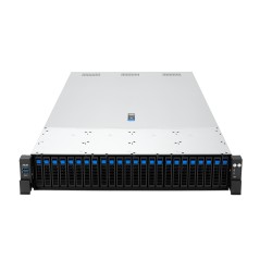 ASUS RS720A-E13-RS24G Socket SP5 Rack (2 U) Noir, Argent