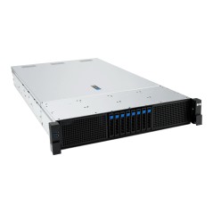 ASUS RS720A-E13-RS8U Socket SP5 Rack (2 U) Noir, Argent