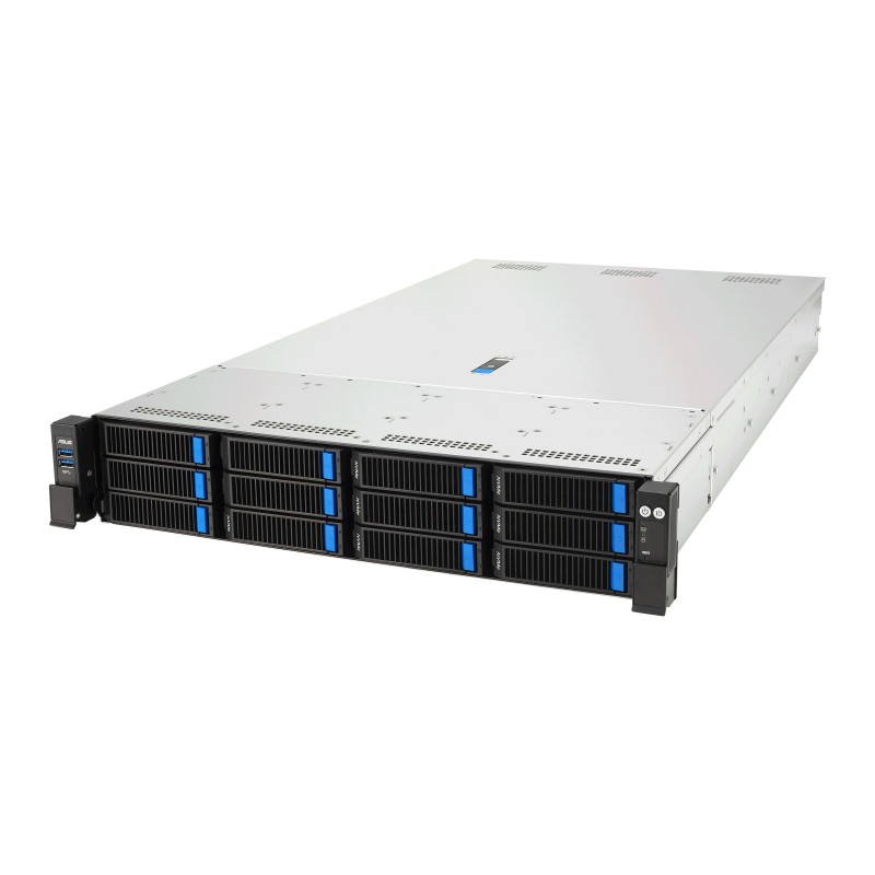 ASUS RS720A-E13-RS12U Socket SP5 Rack (2 U) Noir, Argent ASUS RS720A-E13-RS12U Socket SP5 Rack (2 U) Noir, Argent