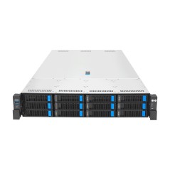 ASUS RS720A-E13-RS12U Socket SP5 Rack (2 U) Noir, Argent