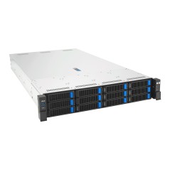 ASUS RS720A-E13-RS12U Socket SP5 Rack (2 U) Noir, Argent