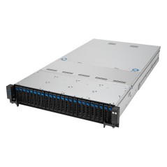 ASUS RS521A-E12-RS24U Socket SP5 Rack (2 U) Noir, Argent
