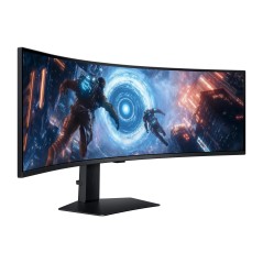 Samsung G91F écran plat de PC 124,5 cm (49") 5120 x 1440 pixels Dual QHD LCD Noir
