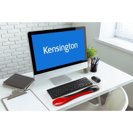 Kensington Repose-poignets Slim Duo Gel pour clavier - Rouge
