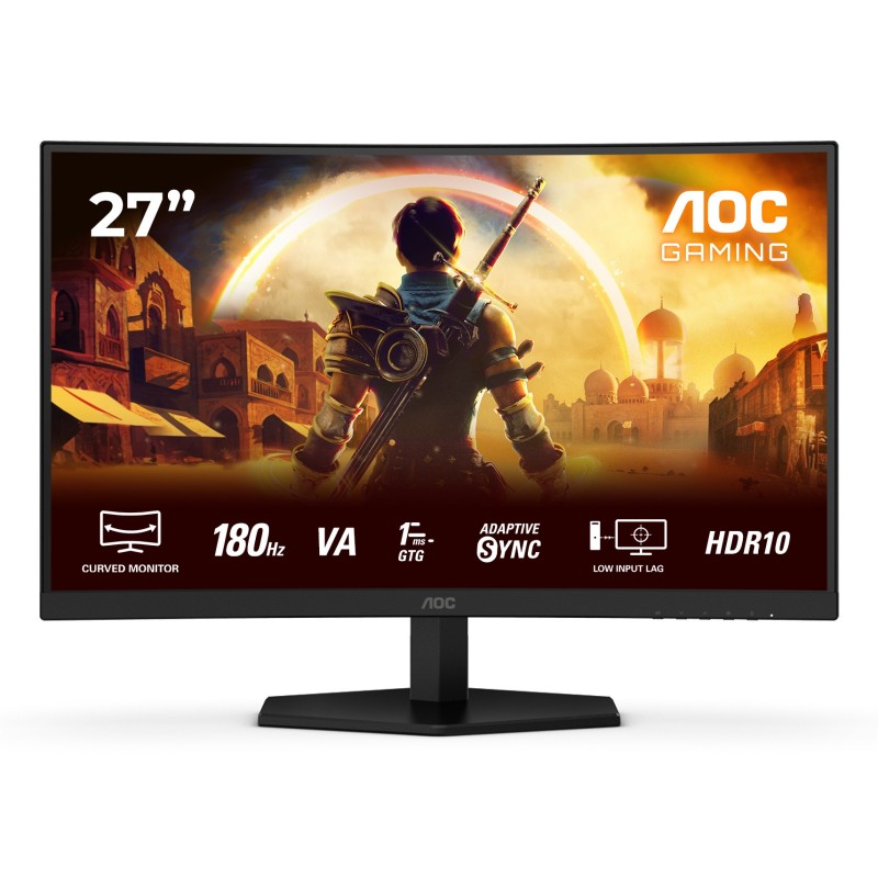 AOC G4 C27G42E écran plat de PC 68,6 cm (27") 1920 x 1080 pixels Full HD LED Noir, Rouge AOC G4 C27G42E écran plat de PC 68,6 cm (27") 1920 x 1080 pixels Full HD LED Noir, Rouge