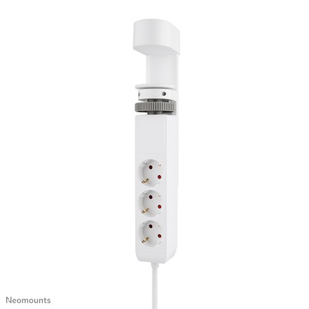 Neomounts DS22-840WH6 Multiprise de bureau avec pince et ports USB-C et USB-A - charge rapide