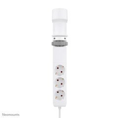 Neomounts DS22-840WH6 Multiprise de bureau avec pince et ports USB-C et USB-A - charge rapide
