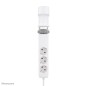 Neomounts DS22-840WH6 Multiprise de bureau avec pince et ports USB-C et USB-A - charge rapide