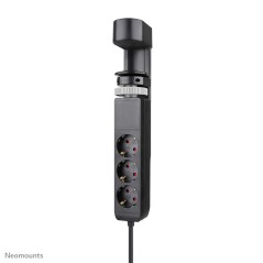 Neomounts DS22-840BL6 Multiprise de bureau avec pince et ports USB-C et USB-A - charge rapide
