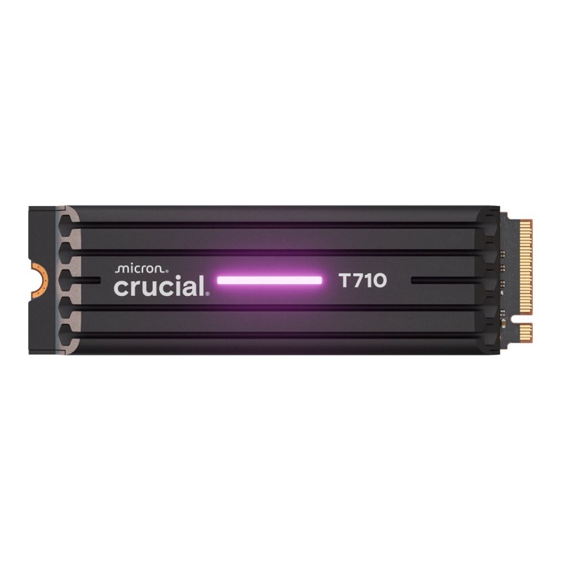 Crucial 2TB T710 SSD with heatsink