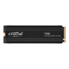 Crucial T700 1TB PCIe SSD with heatsink
