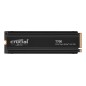 Crucial T700 1TB PCIe SSD with heatsink