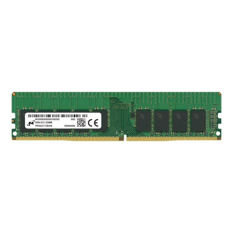 Micron DDR4 ECC UDIMM 16GB 2Rx8 3200