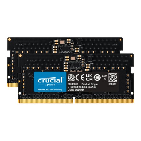 16GB Kit2x8GB DDR5-4800 SODIMM Crucial