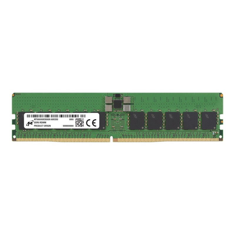 DDR5 RDIMM 32GB 2Rx8 6400 CL52 16Gbit