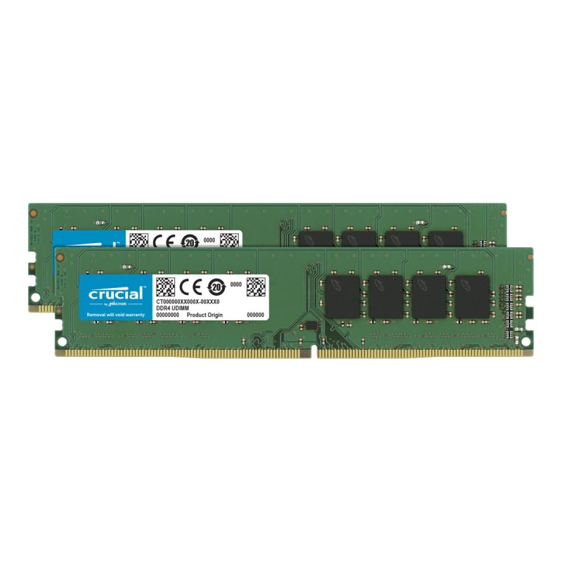 32GB Kit2x16GB DDR4-3200 UDIMM Crucial