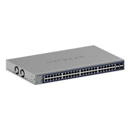 NETGEAR GS752TXUP Géré Gigabit Ethernet (10/100/1000) Connexion Ethernet, supportant l'alimentation via ce port (PoE) 1U Gris