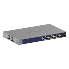 NETGEAR GS728TXUP Géré Gigabit Ethernet (10 100 1000) Connexion Ethernet, supportant l'alimentation via ce port (PoE) 1U Gris