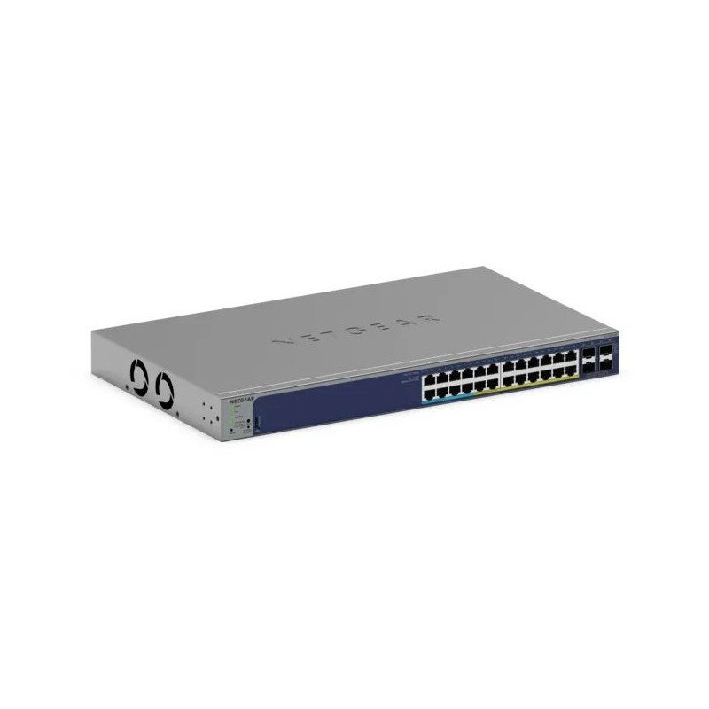 NETGEAR GS728TXUP Géré Gigabit Ethernet (10/100/1000) Connexion Ethernet, supportant l'alimentation via ce port (PoE) 1U Gris NETGEAR GS728TXUP Géré Gigabit Ethernet (10/100/1000) Connexion Ethernet, supportant l'alimentation via ce port (PoE) 1U Gris