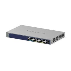 NETGEAR GS728TXUP Géré Gigabit Ethernet (10 100 1000) Connexion Ethernet, supportant l'alimentation via ce port (PoE) 1U Gris